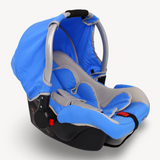 Baby Blue & Grey Maller Baby Car Seat – Lightweight, Safe, and Practical