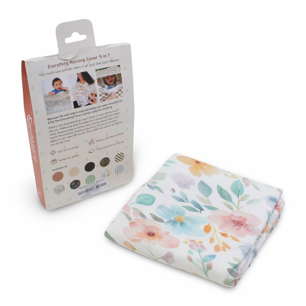 Little B Breastfeeding Cover – Wild Flowers Print
