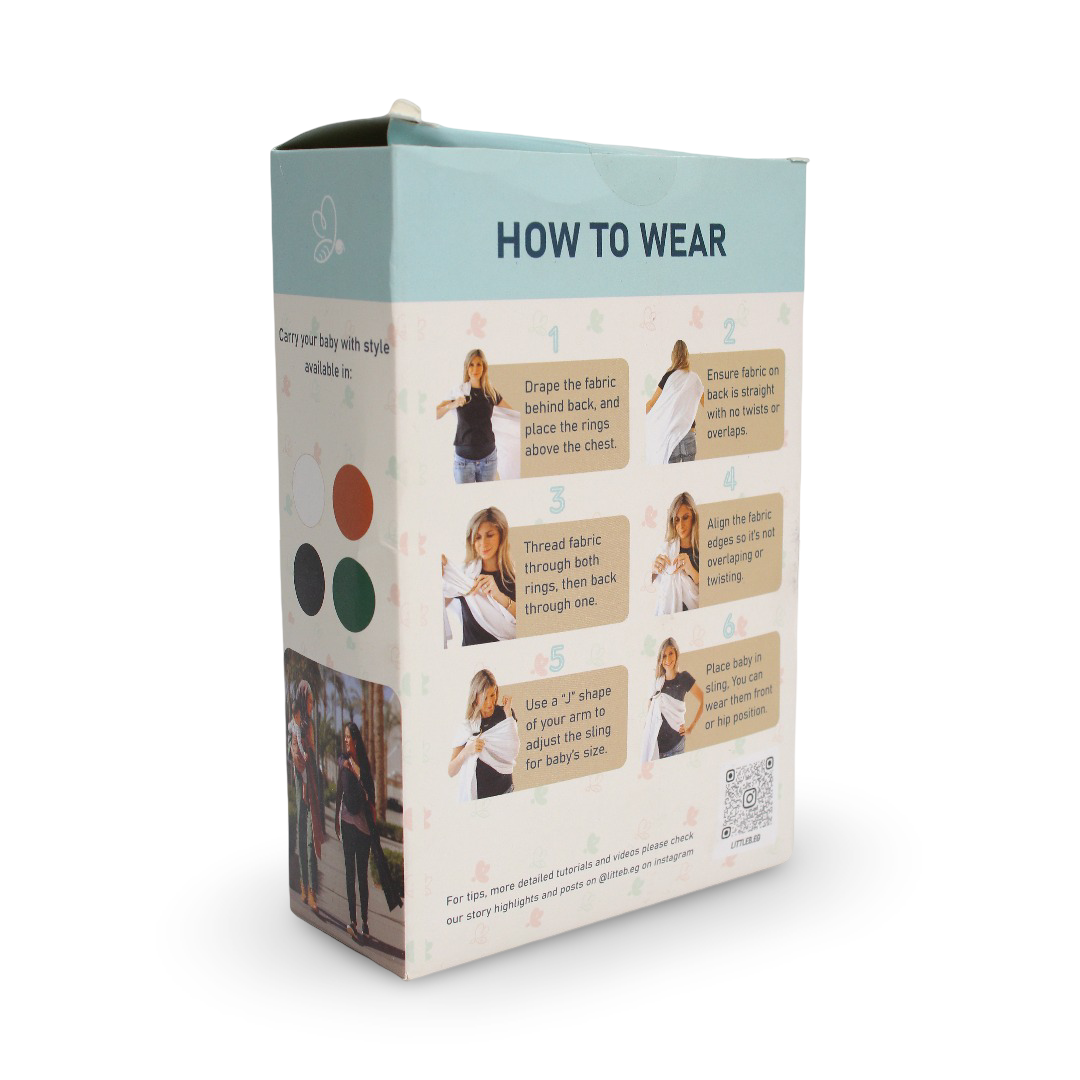 Little B Cotton Sumaya Sling – Midnight Black