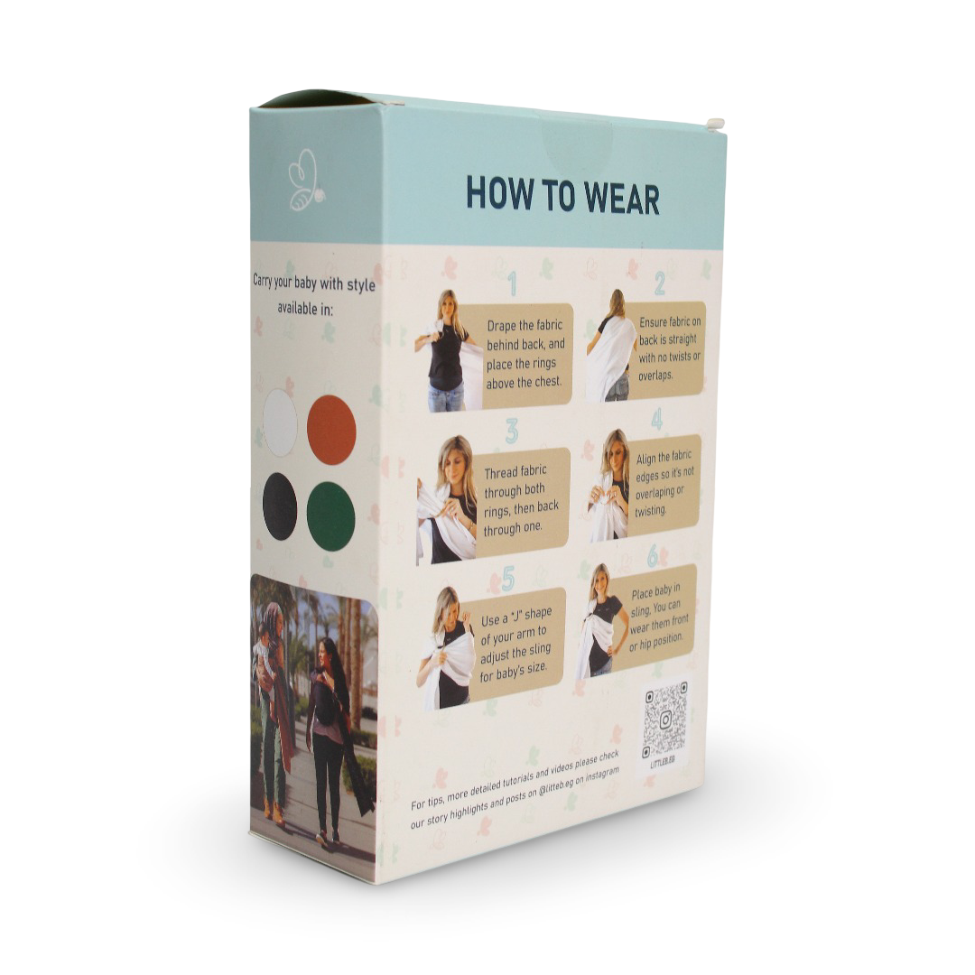 Little B Cotton Sumaya Sling – Off-White