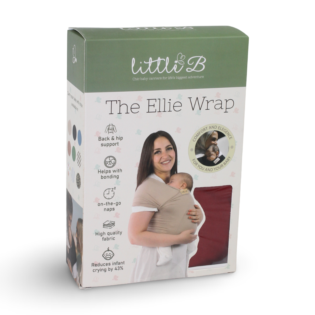 Little B The Ellie Wrap - Burgundy