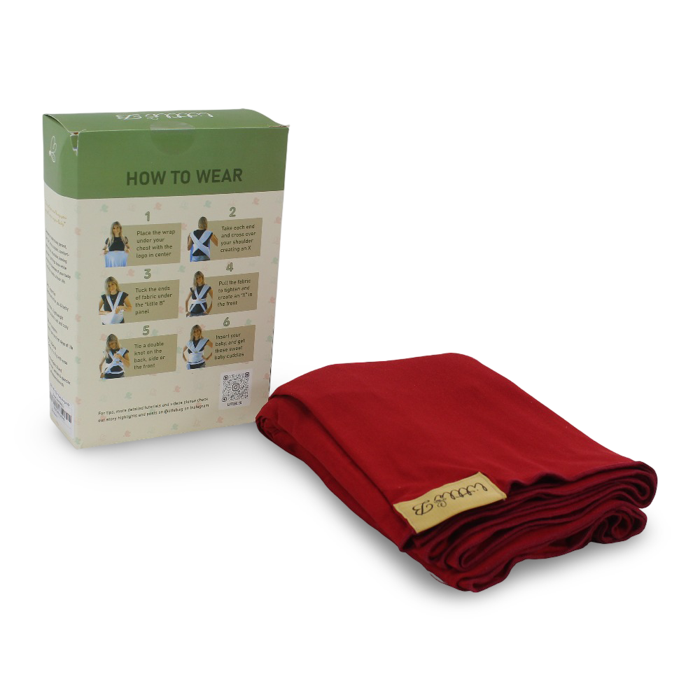 Little B The Ellie Wrap - Burgundy