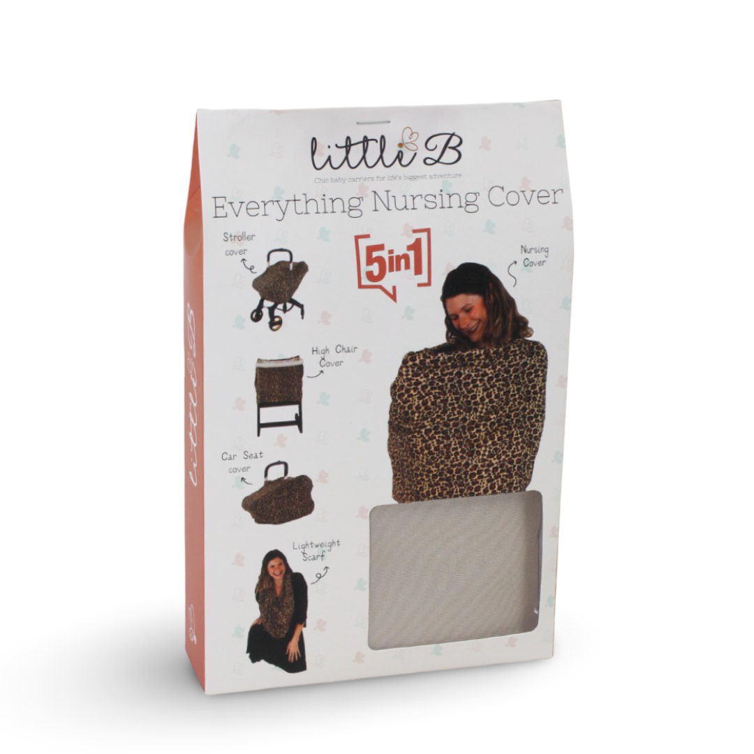 Little B 5-in-1 Everything Breastfeeding Cover - Beige