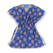 Girls Chiffon Cash Mayo – Blue with Lollipops Print