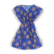 Girls Chiffon Cash Mayo – Blue with Lollipops Print