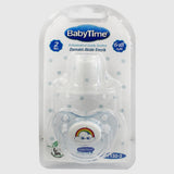 Baby Time Baby Silicone Orthodontic Soother With Cap No:2