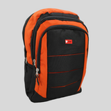 Black/Orange Laptop Backpack