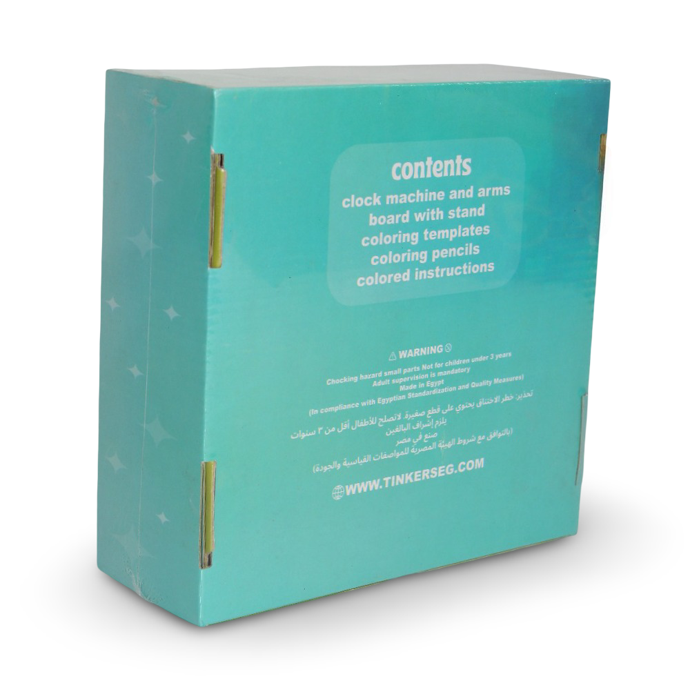 Color O’Clock! Color & Build a Real Working Clock