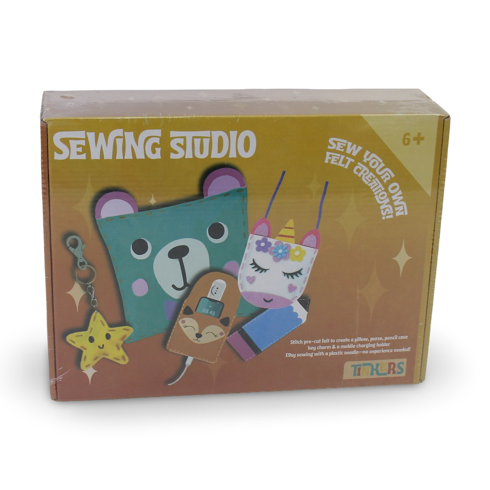 Sewing Studio – Creative Felt Sewing Craft Kit for Kids - Toys - Tinkers