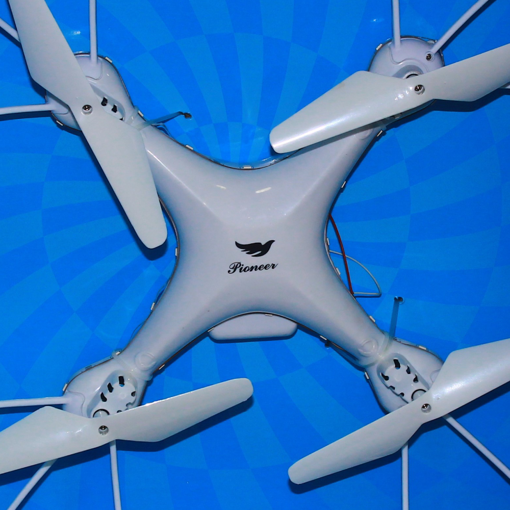 Pioneer Remote Control Quadcopter Drone – White