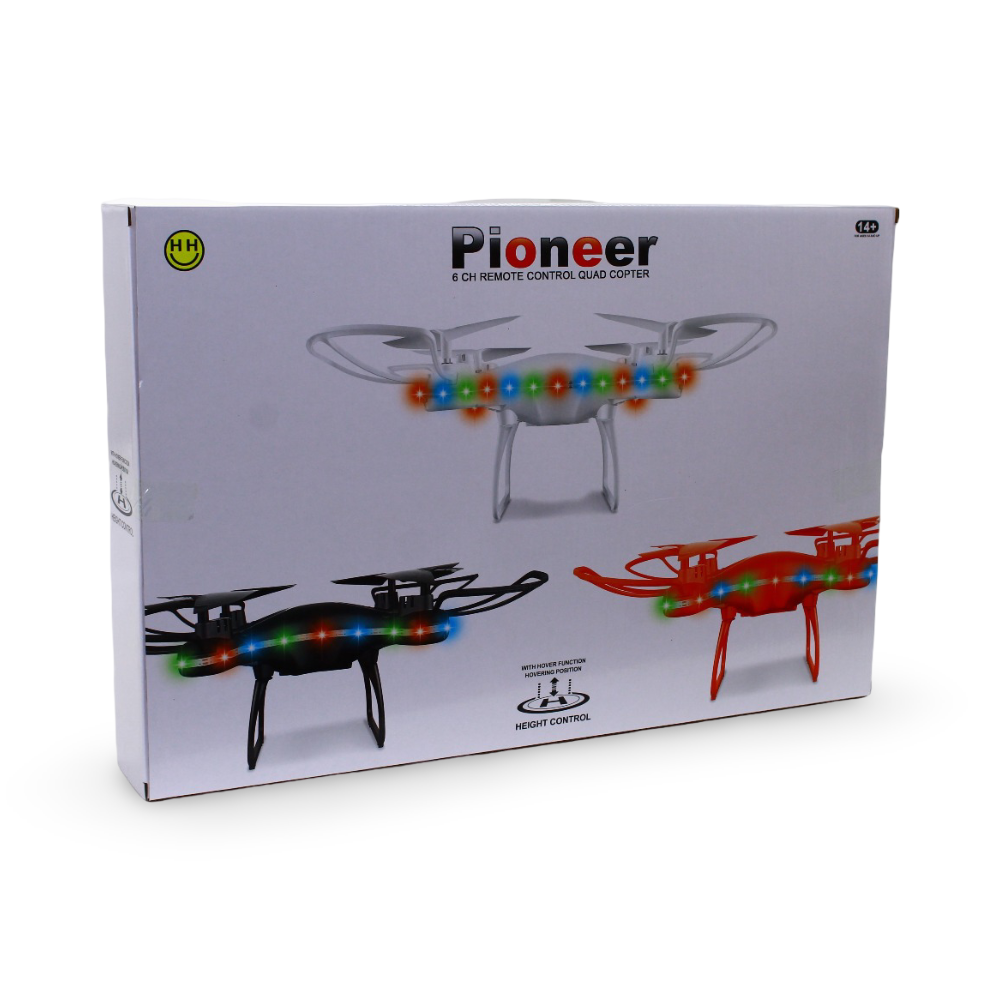 Pioneer Remote Control Quadcopter Drone – White