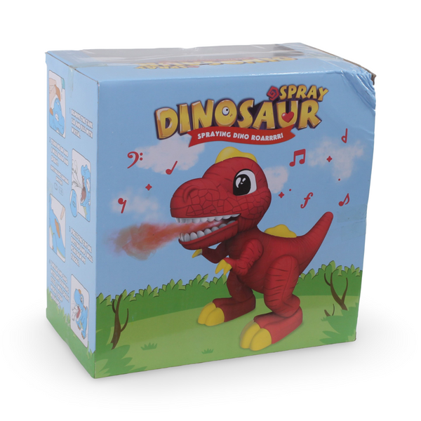Junior Megasaur Spraying Dinosaur Toy (Light & Sound & Spray) – Baby Blue