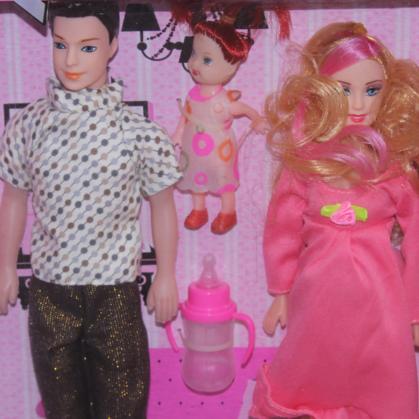 Wedding Doll Set Happy Family – Pink
