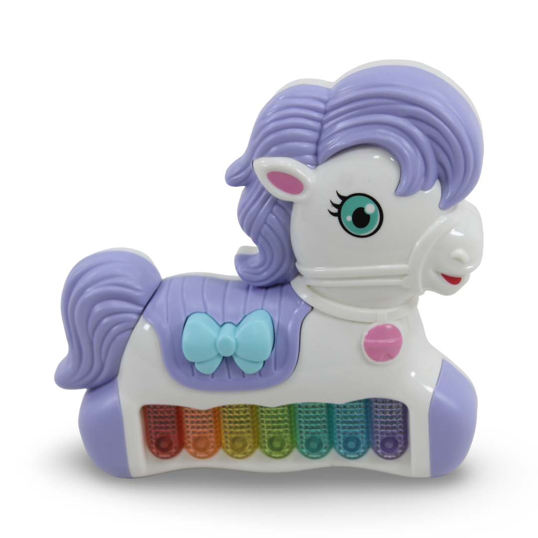 Unicorn Piano with Light – Purple