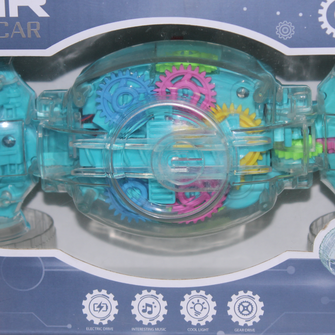 Gear Stunt Car (Sound & Light) – Turquoise