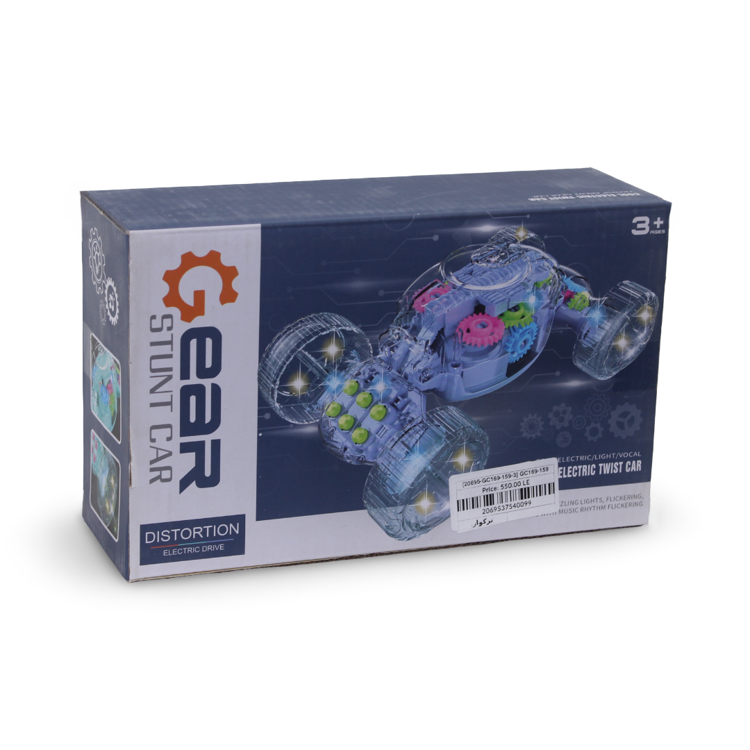 Gear Stunt Car (Sound & Light) – Turquoise