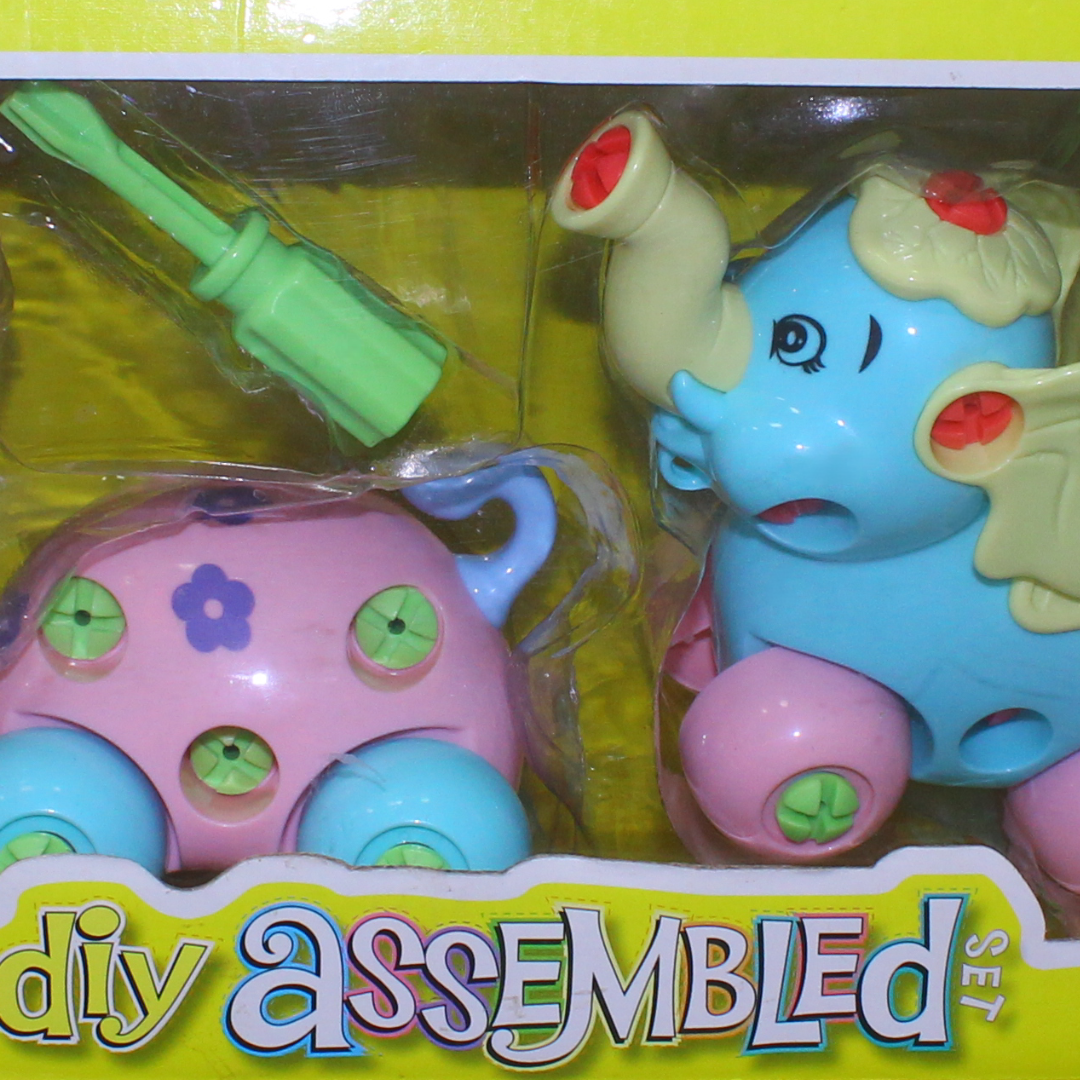 DIY Assembled Take-Apart Animal Toy Set – Elephant