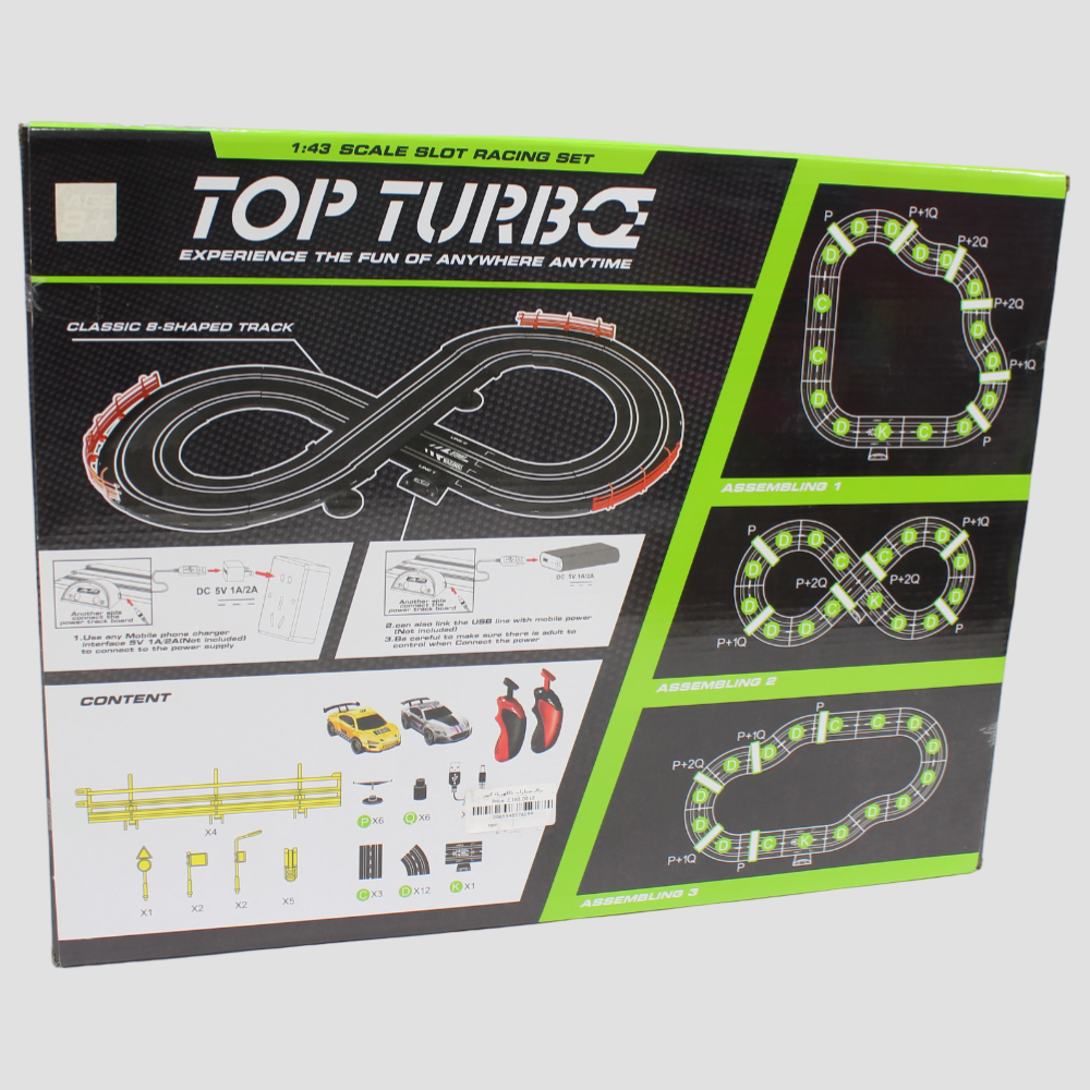 Autotrack-Turbo: Eight – 280 cm Racing Playset