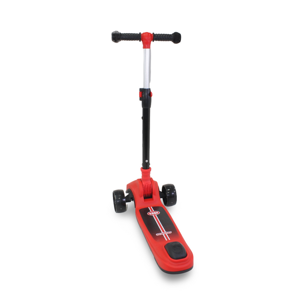 3-Wheels Kids Kick Scooter with LED Wheels – Red