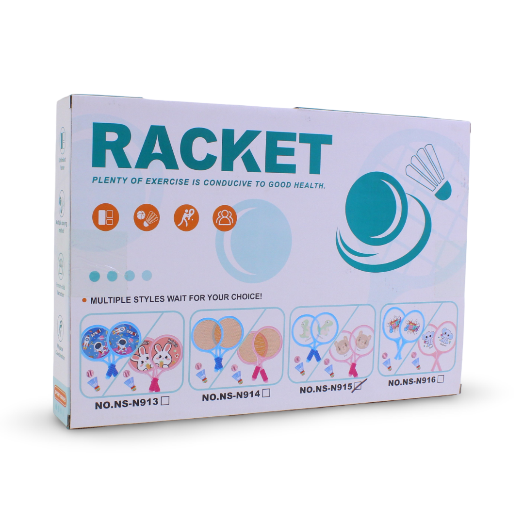 Dino Racket Set – Baby Blue