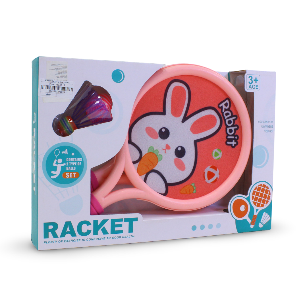 Rabbit Racket Set – Pink