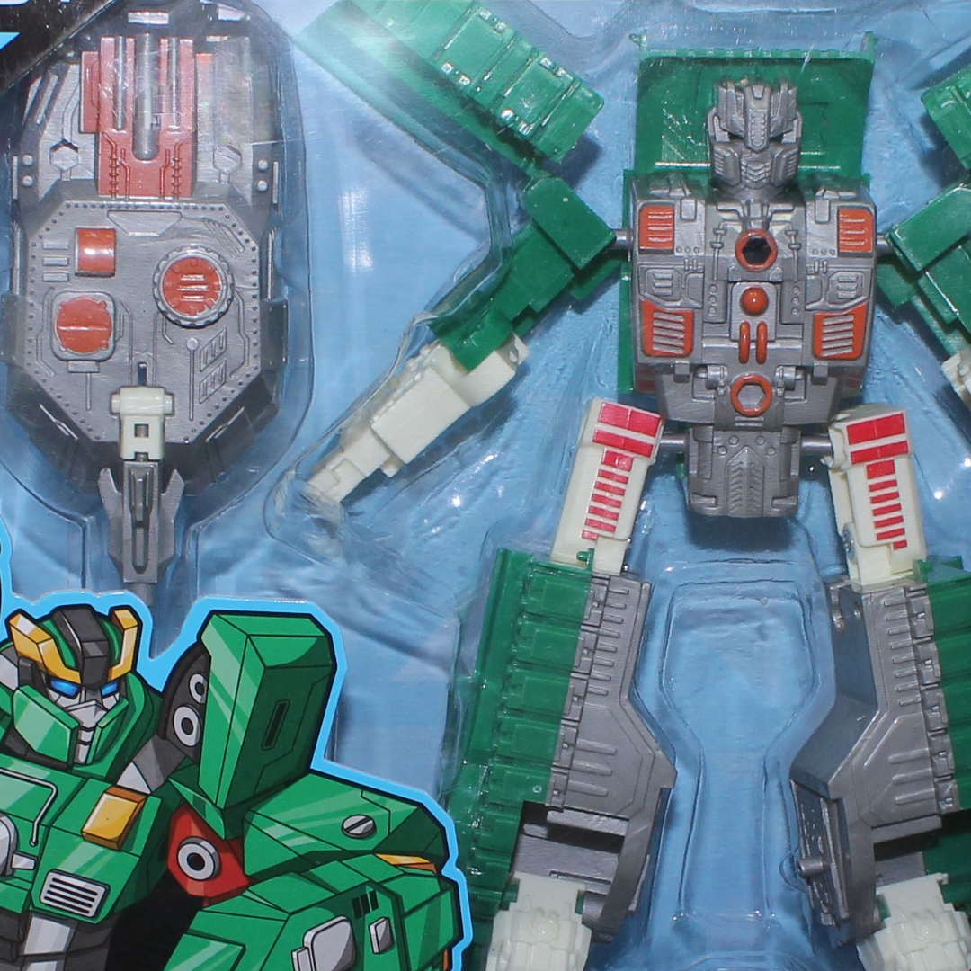 Super Robots Transforming Robot Toy – Green