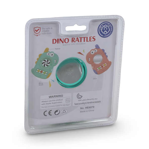 Huanger Baby Teether Dino Shape – Aqua