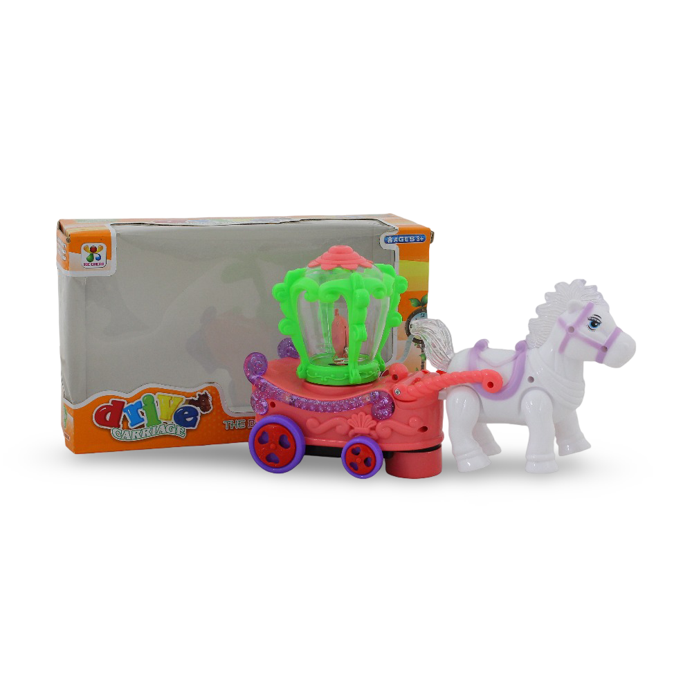 Musical Horse and Carriage Ramadan Lantern - Green