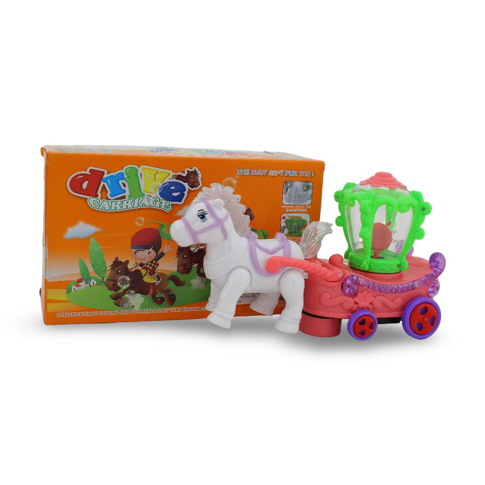 Musical Horse and Carriage Ramadan Lantern - Green