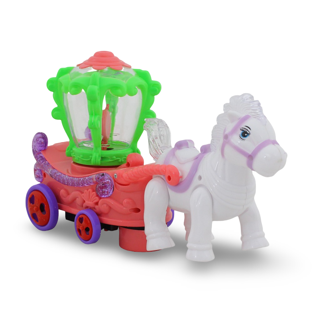 Musical Horse and Carriage Ramadan Lantern - Green