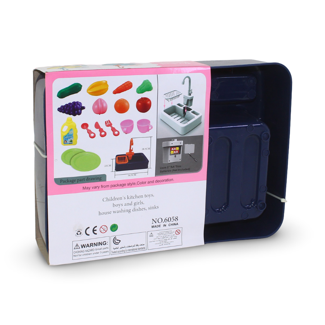Kitchen Sink Toy Set – Navy