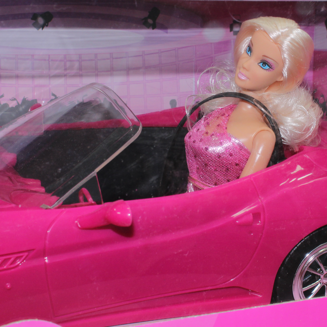 Defa Lucy Doll with Car – Fuchsia