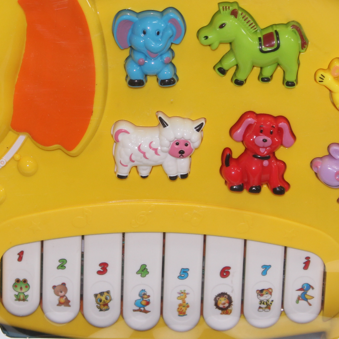 Elephant Organ Musical Toy – Yellow
