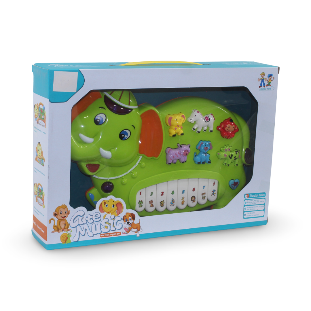Elephant Organ Musical Toy – Green