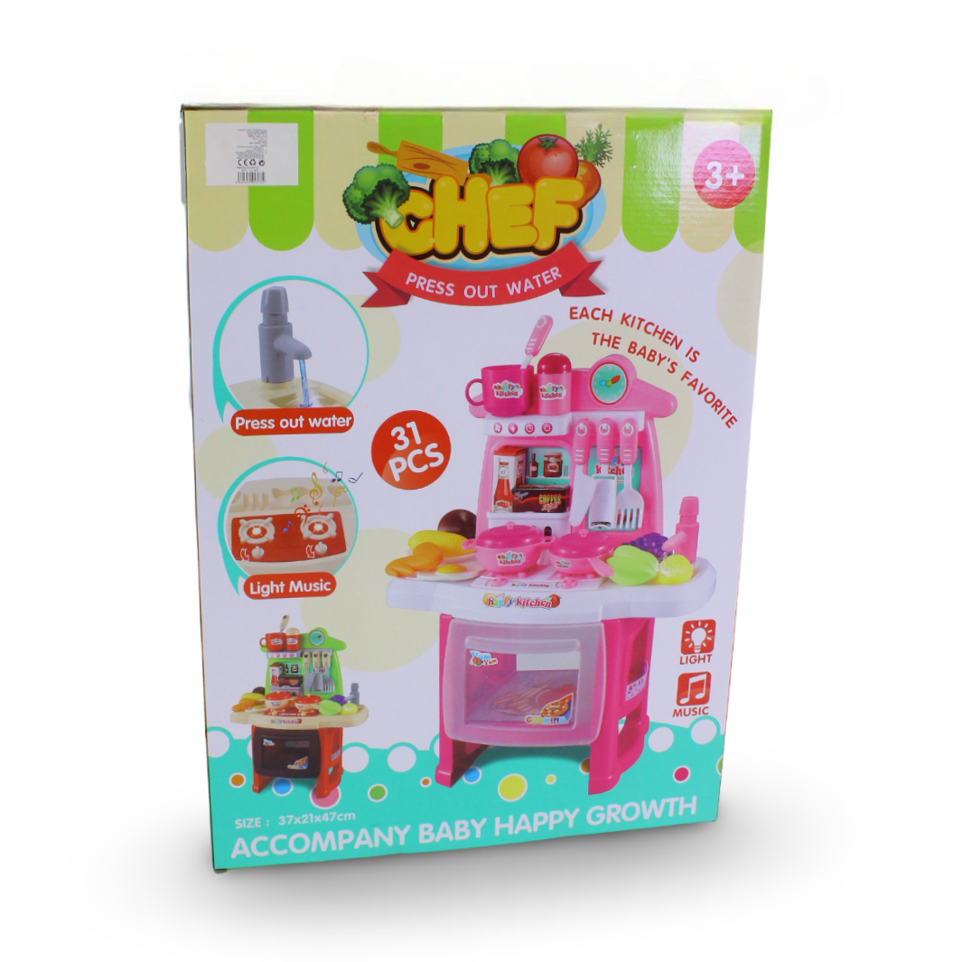 Chef Kids Kitchen Playset – 31 Pcs