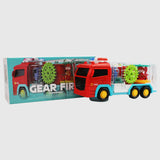 Gear Fire Transparent Fire Truck
