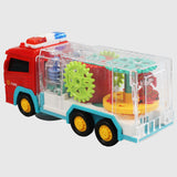 Gear Fire Transparent Fire Truck