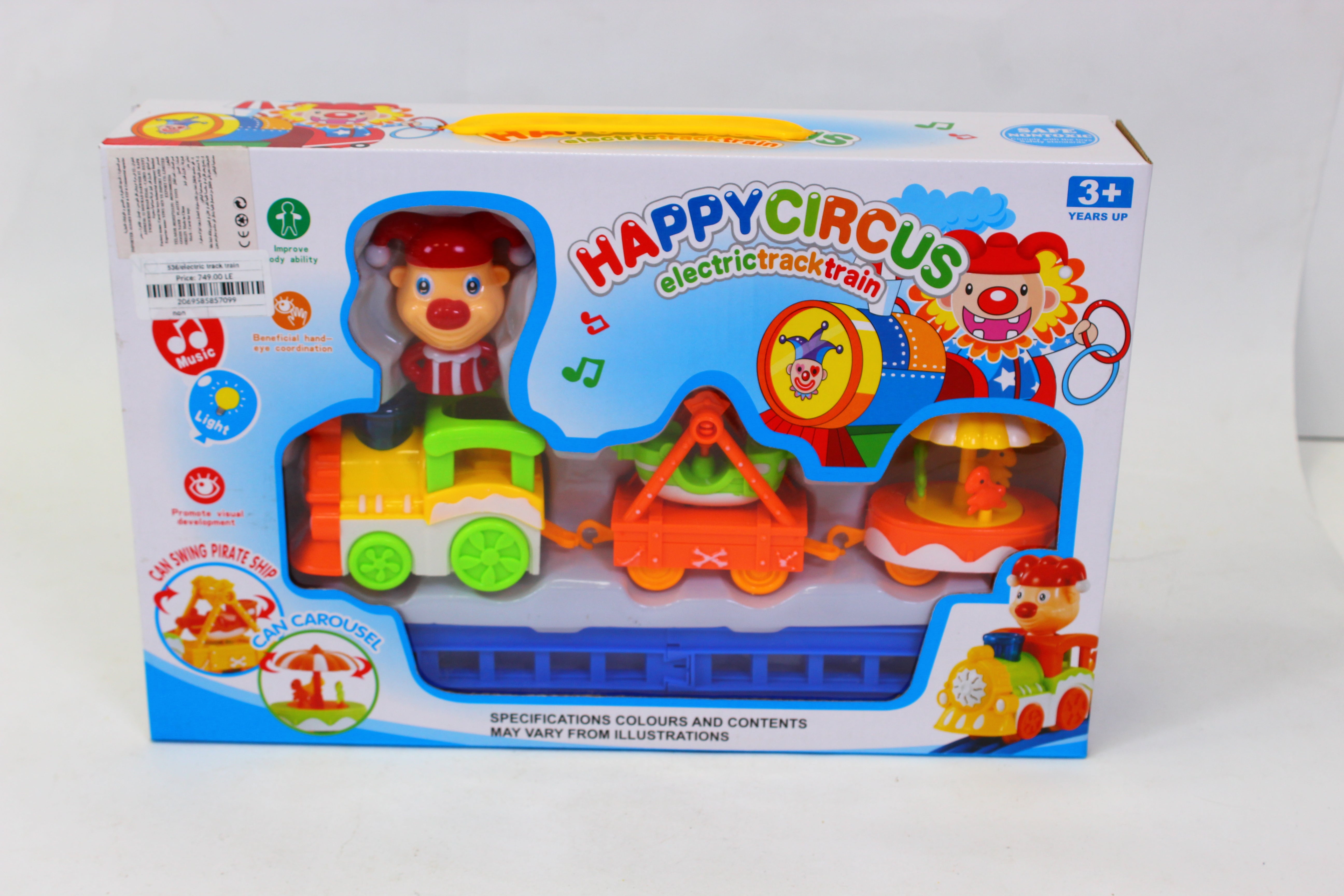 Happy Circus Train Set – Fun & Portable Track Play for Kids