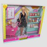 Defa Lucy Doll with Shopping Cart