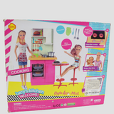 Defa Luce Kitchen Set with Doll & Accessories – Fun & Imaginative Play!