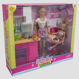 Defa Luce Kitchen Set with Doll & Accessories – Fun & Imaginative Play!