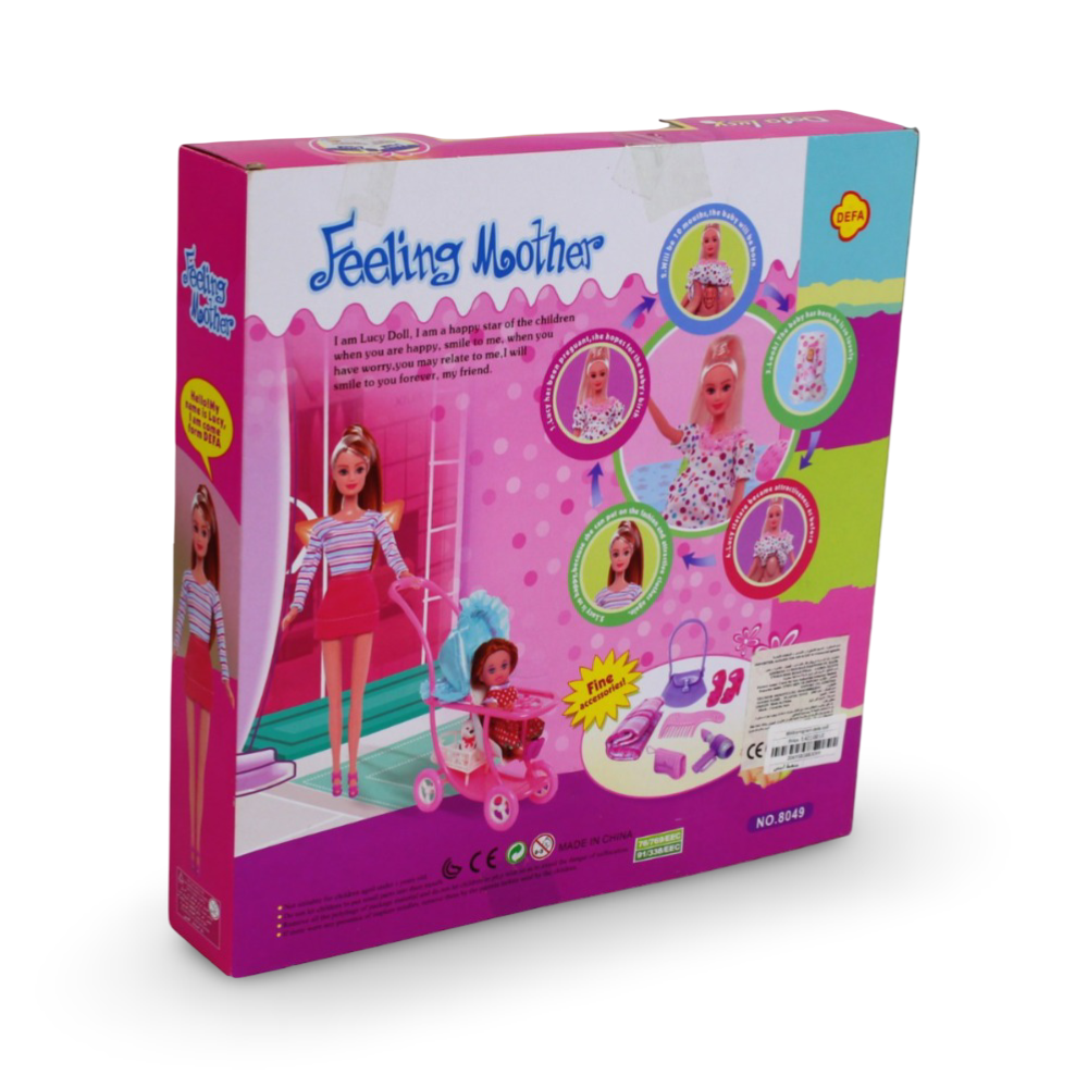 Defa Lucy Doll Pregnant with Stroller