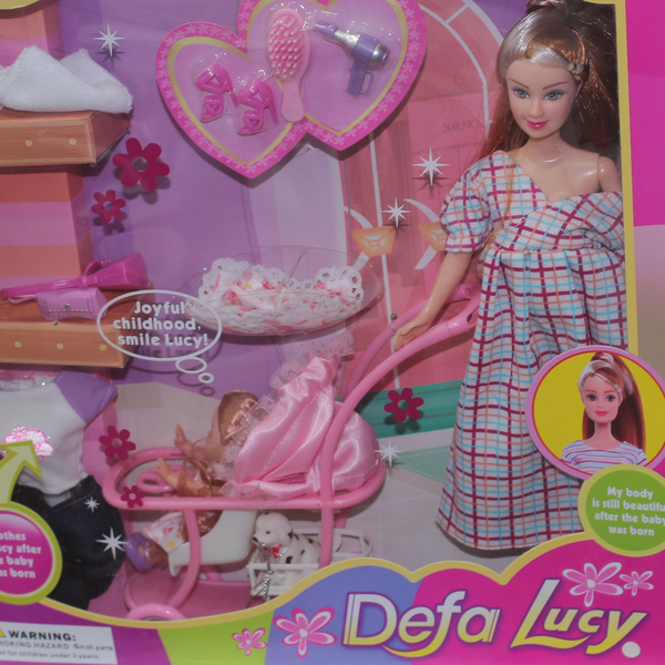 Defa Lucy Pregnant Doll Playset