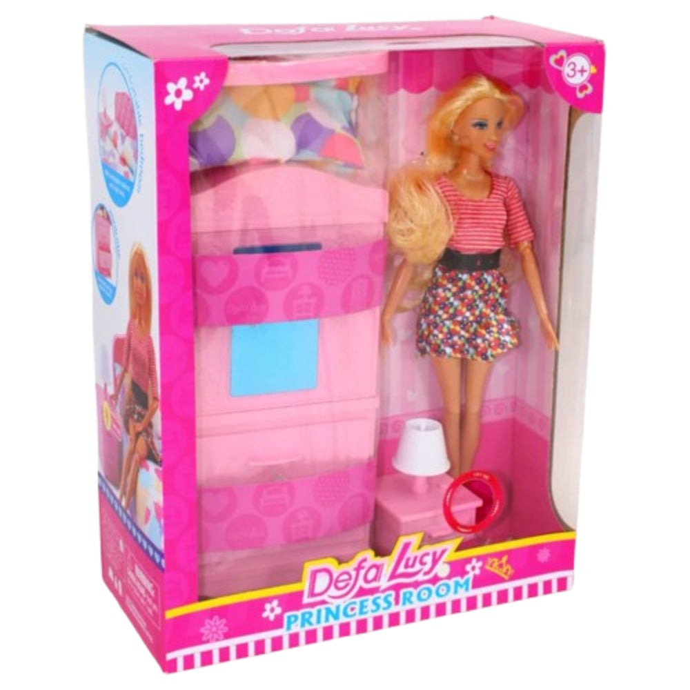 Defa Lucy Doll with Bedroom and Accessories