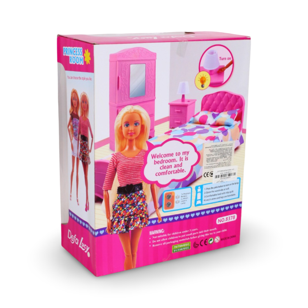 Defa Lucy Doll with Bedroom and Accessories