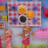 Defa Lucy Play Set "Happy Family" – 4 Dolls with Picnic Accessories