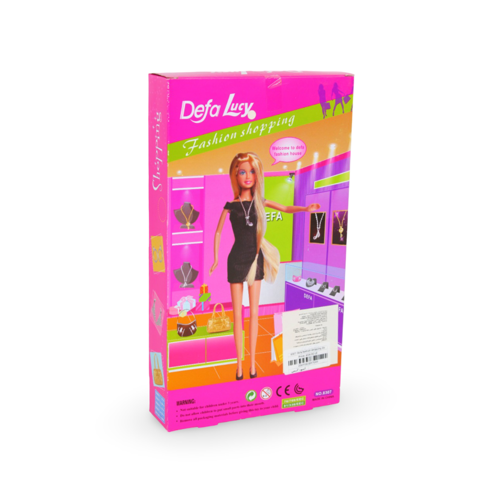 Defa Lucy Fashion Doll Set – Black & White
