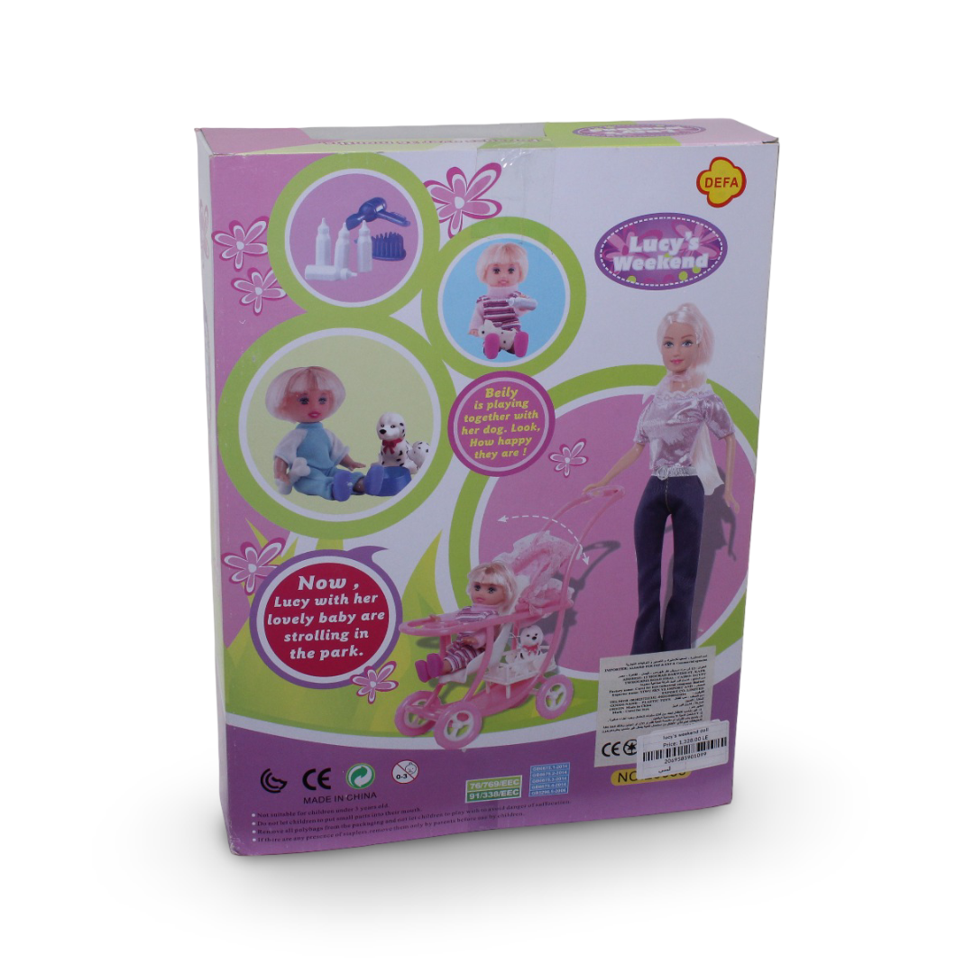 Defa Lucy Doll Lucy's Weekend Doll Set – Baby Blue Outfit