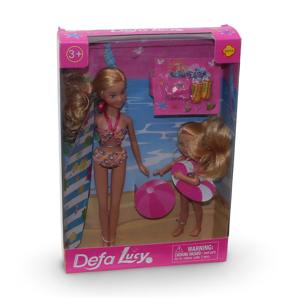 Defa Lucy Swimming Time Doll Summer Set with Accessories - Toys