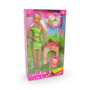 Defa Lucy Doll Set Pets Loving – Green
